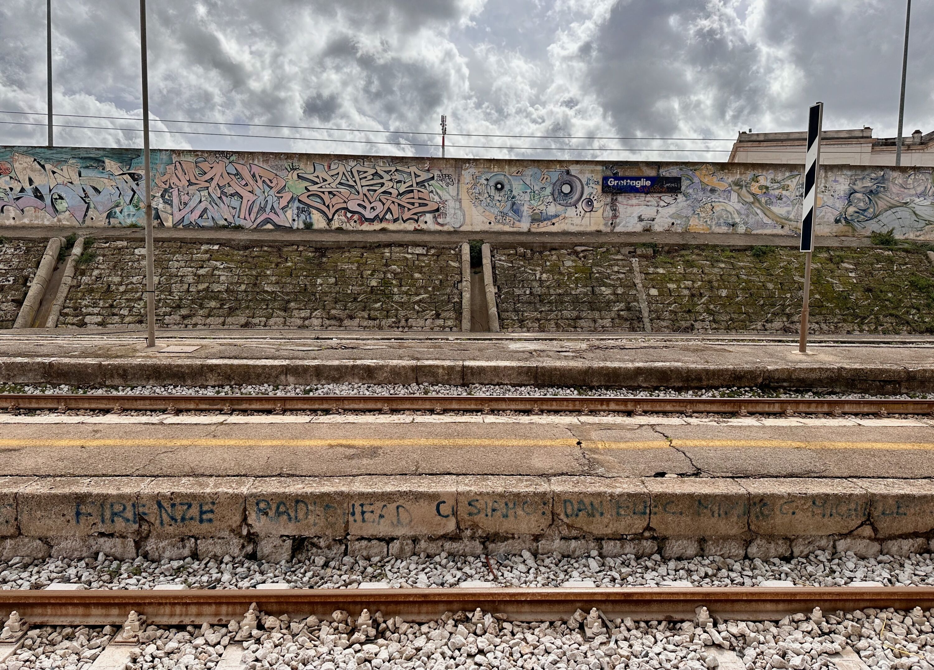 EuroVelo 5 - train station in Grottaglie