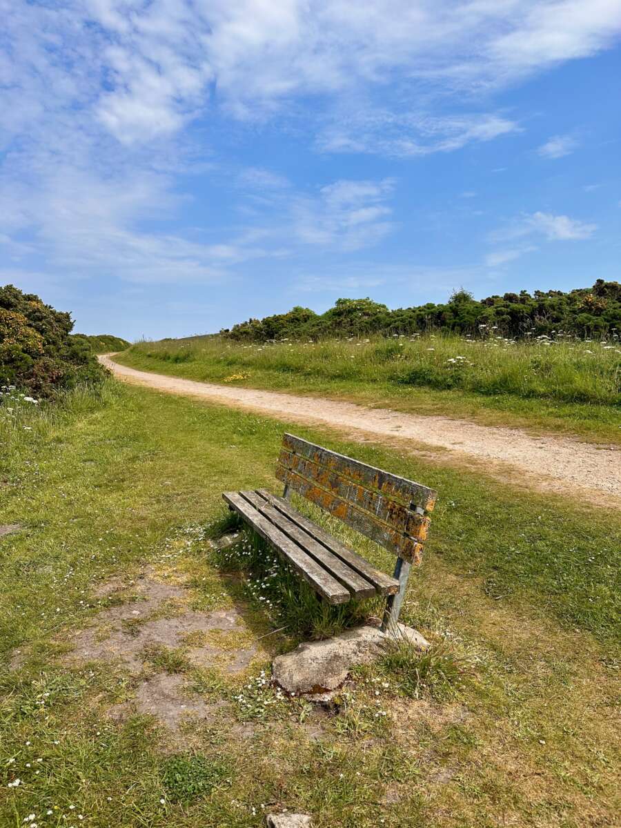 EuroVelo 1 - bench inviting for a rest