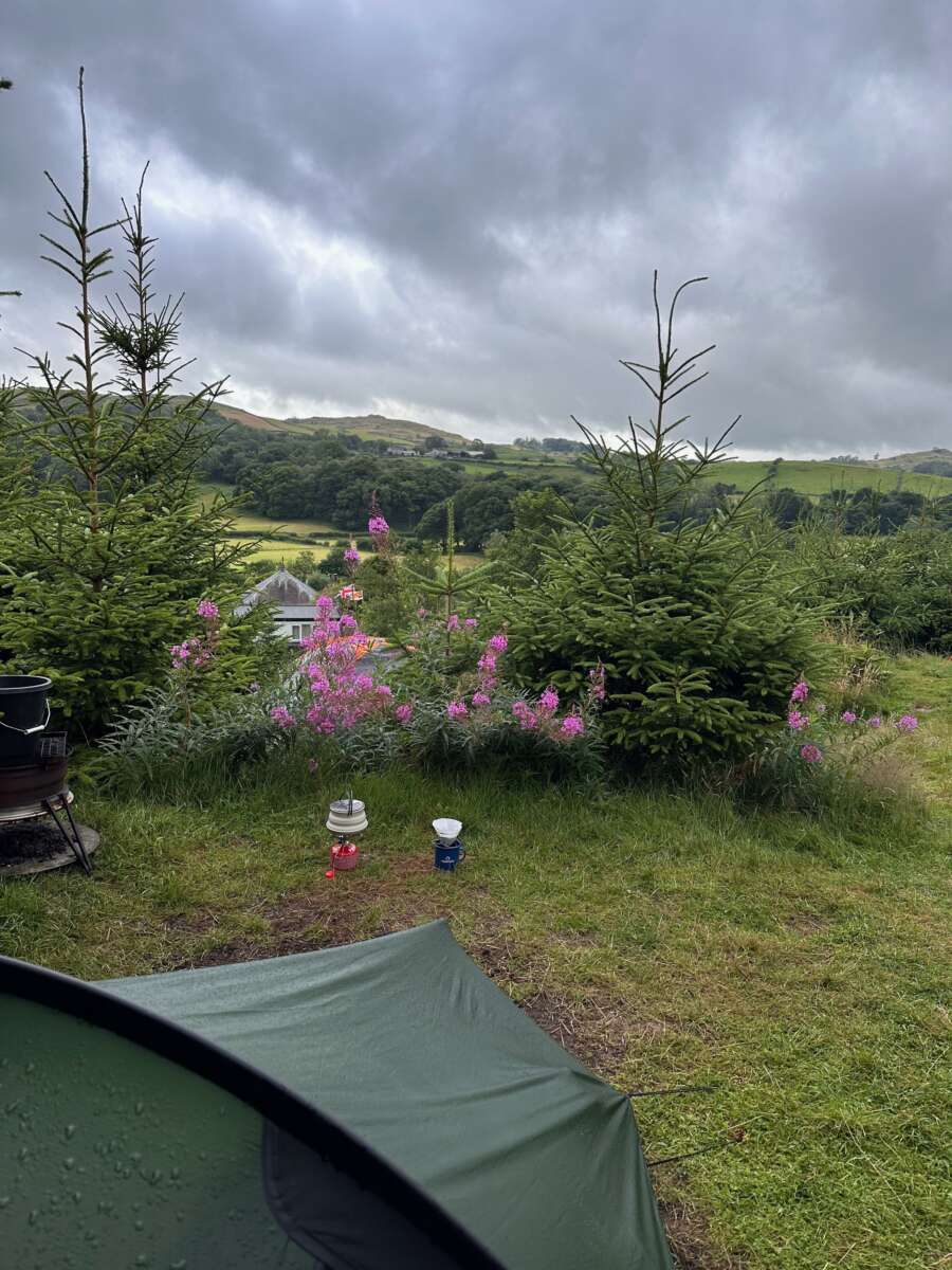 A rainy night, but coffee in the morning