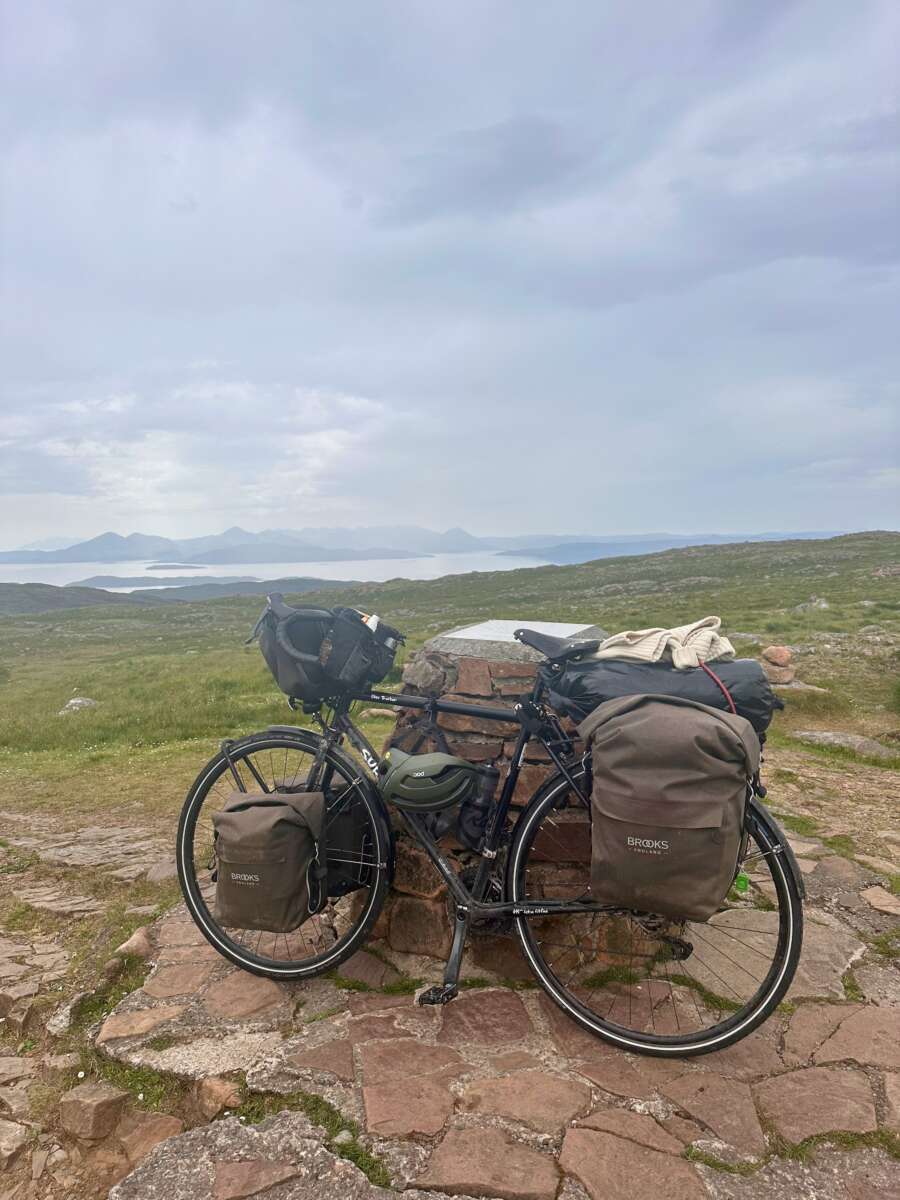 North Coast 500 - my Surly Disc Trucker mastered the climb of the Bealach Na Ba