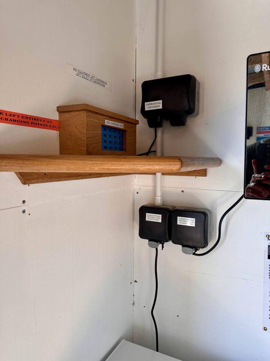 Electricity at Penzance campsite