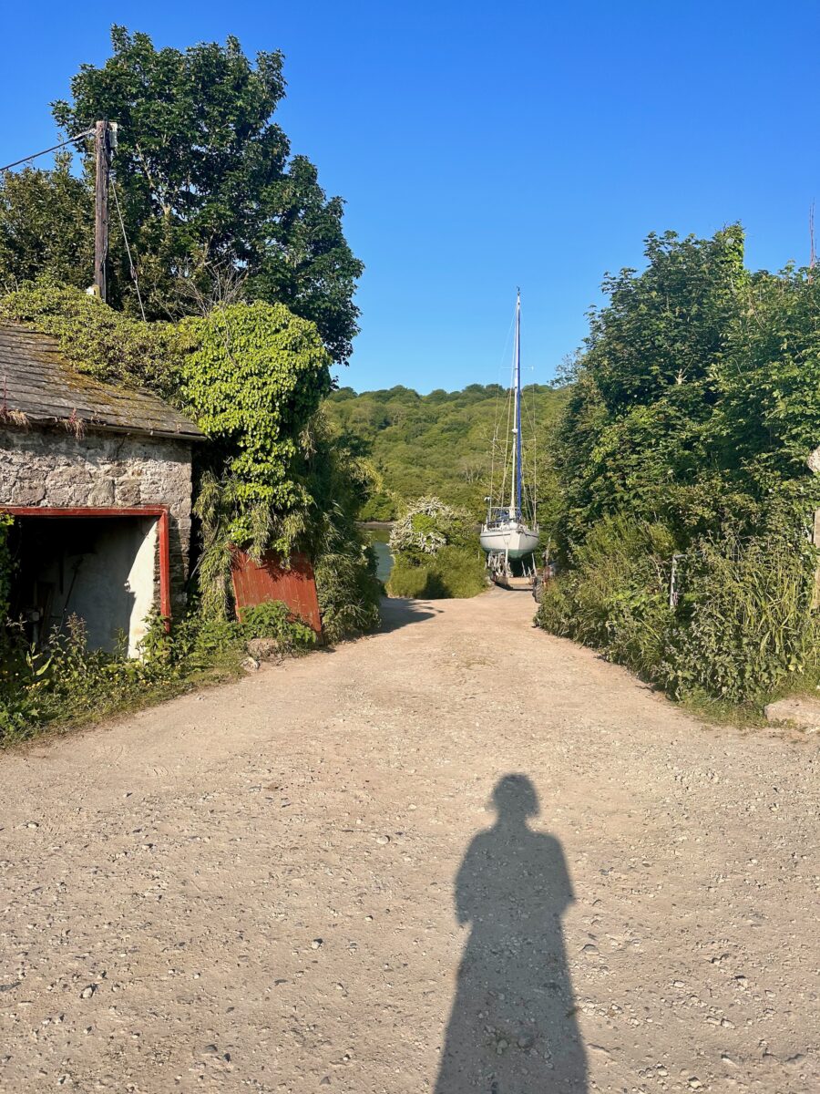 Beautiful morning on the St Winnow Campsite