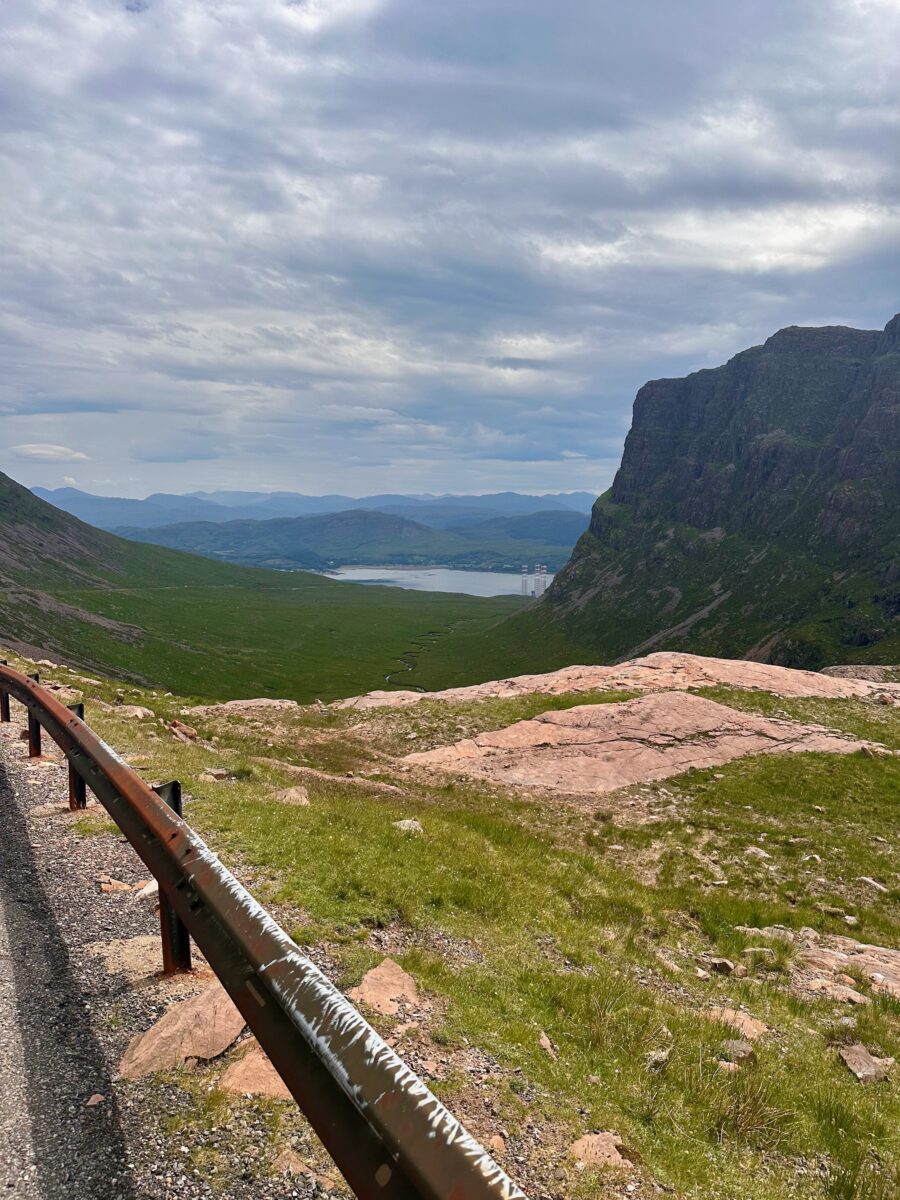 North Coast 500 - climbing up the Bealach Na Ba