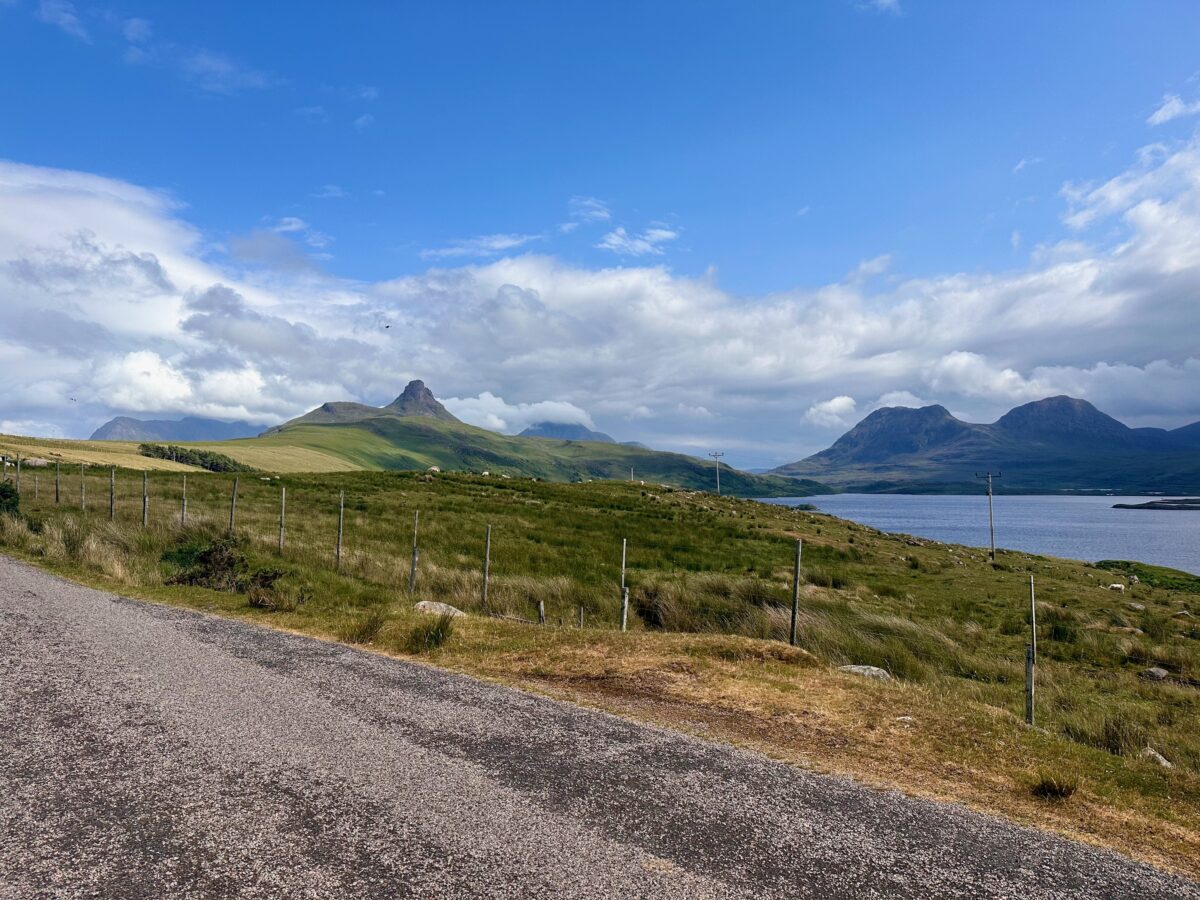 North Coast 500 - view on Loch Bad a' Ghaill