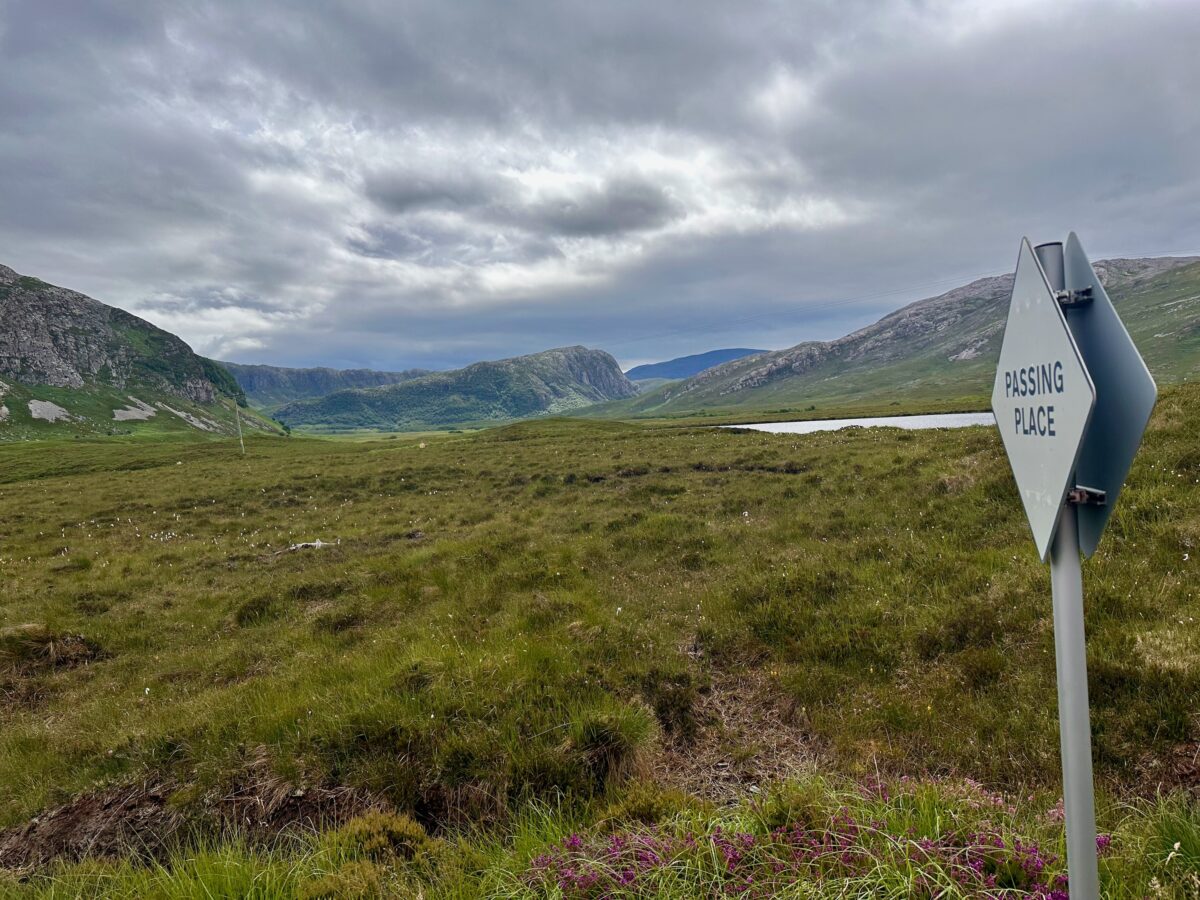 North Coast 500 - passing places on Loch Eriboll
