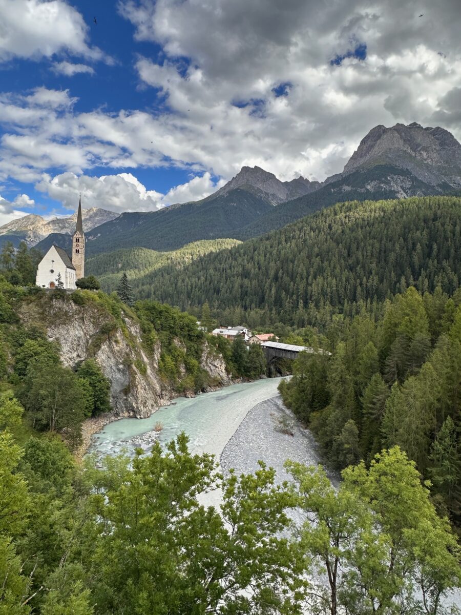 Unreal view on Scuol