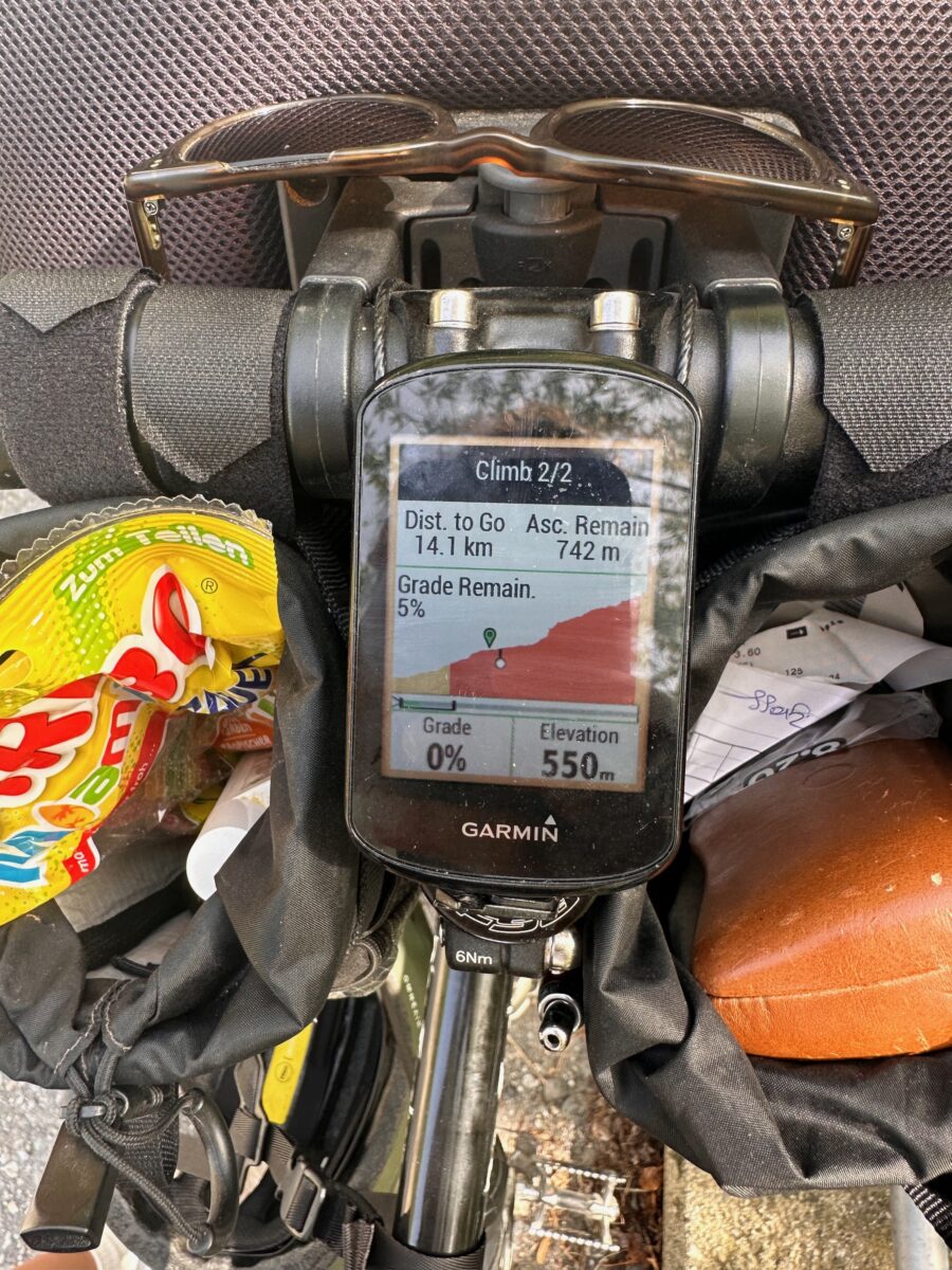 Gramm Packing Candy bags. With candy and Garmin