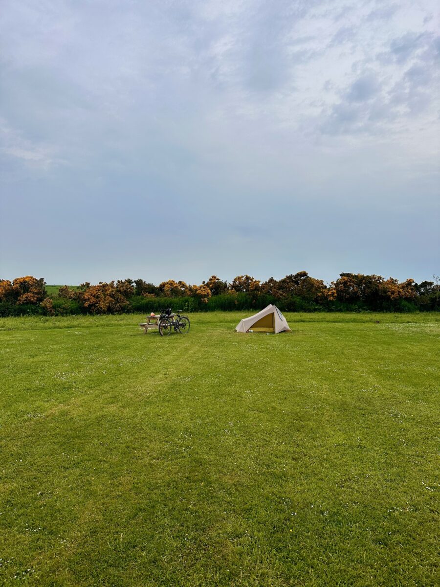 East Balthangie Camping, can't complain