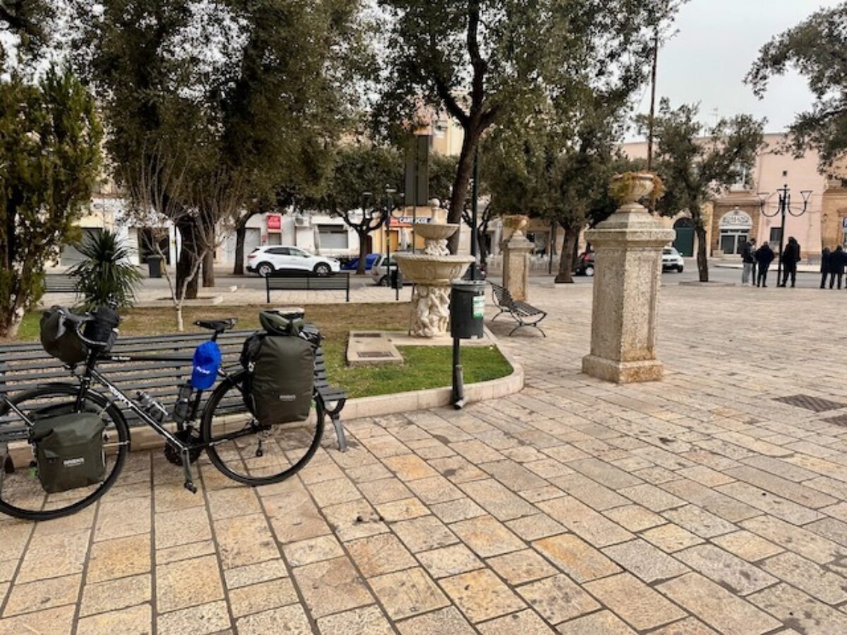 EuroVelo 5 - a short stop in Mesagne, Apulia