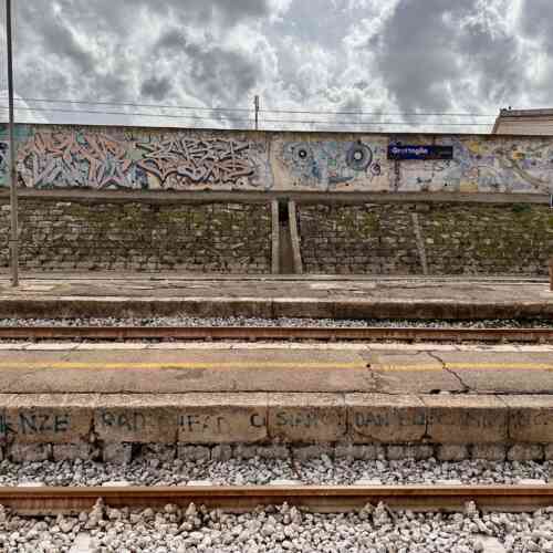 EuroVelo 5 - train station in Grottaglie