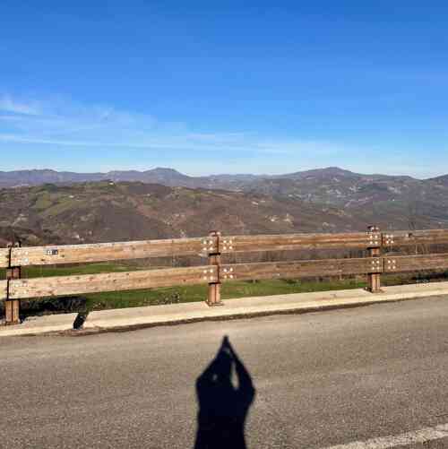 EuroVelo 5 - view from Berceto