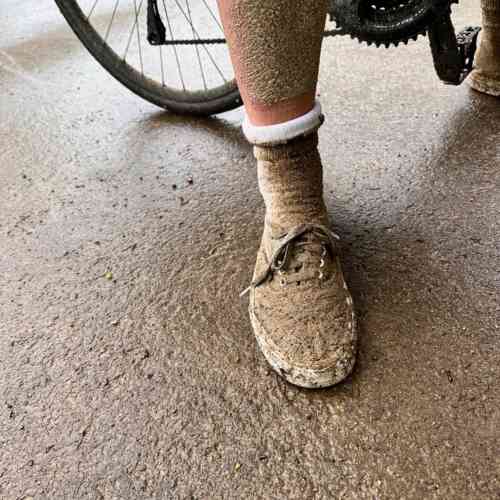 EuroVelo 1 - a muddy day on the bike