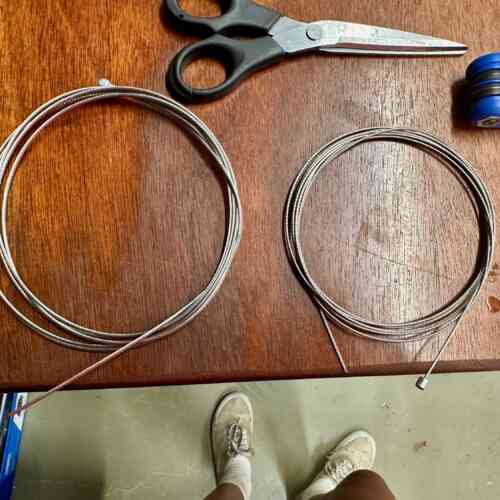 EuroVelo 1 - getting some extra cables for bike repair