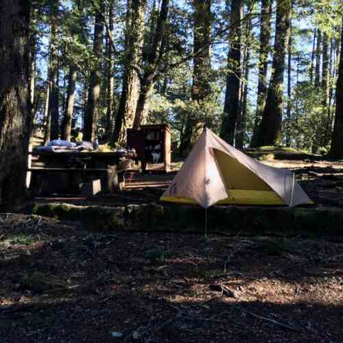 Tenting in Northern California