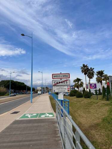 EuroVelo 8 - Bike route near Cannes