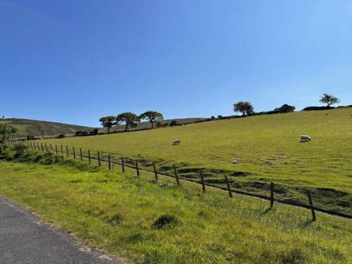 Land's End to John o'Groats - cycle path on the edge of Dartmoor