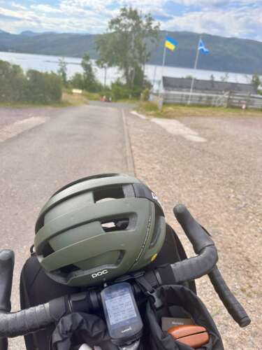 North Coast 500 - leaving the Wee Campsite in Lochcarron