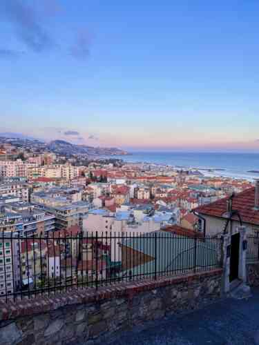 EuroVelo 8 - Beautiful view on Sanremo