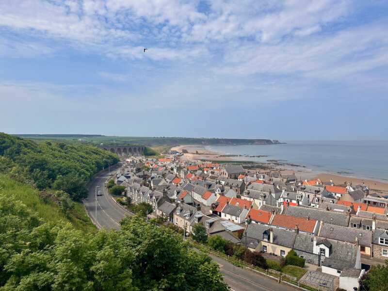 EuroVelo 1 - view on Cullen