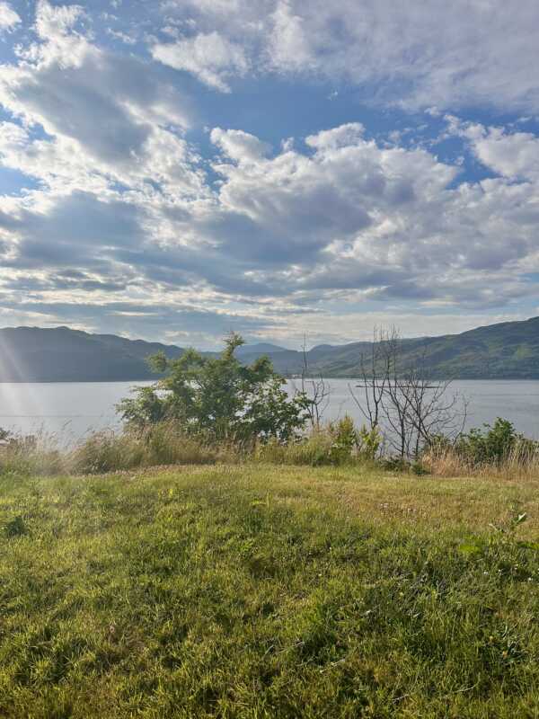 North Coast 500 - view on Loch Carron in the morning