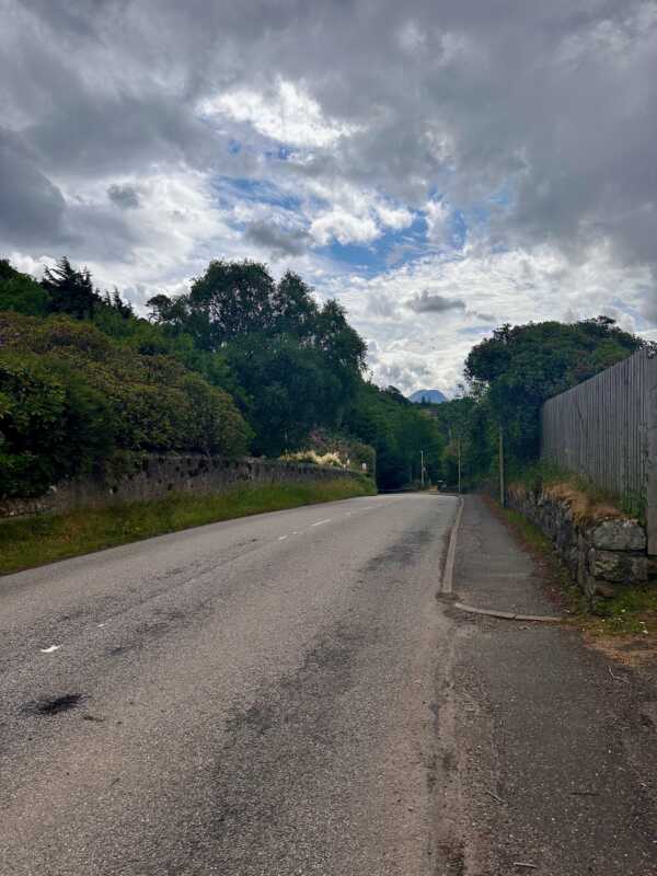North Coast 500 - street in Gairloch