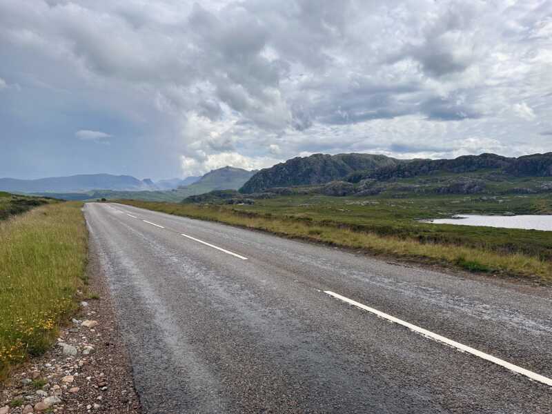 North Coast 500 - road to Poolewe
