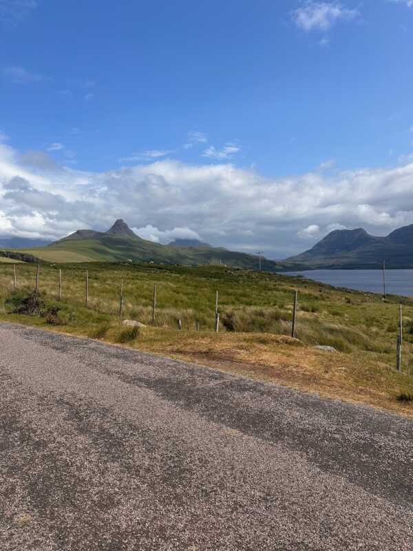 North Coast 500 - view on Loch Bad a' Ghaill