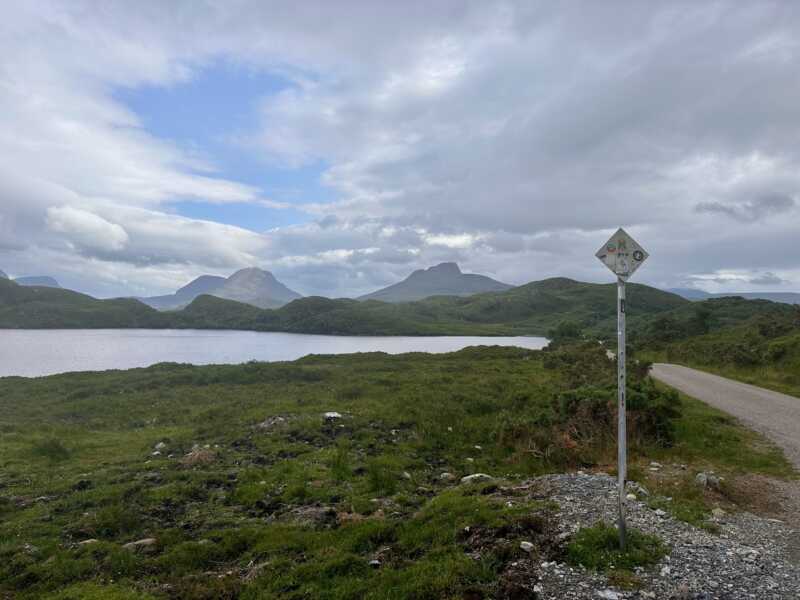 North Coast 500 - view on Loch Baine Moire