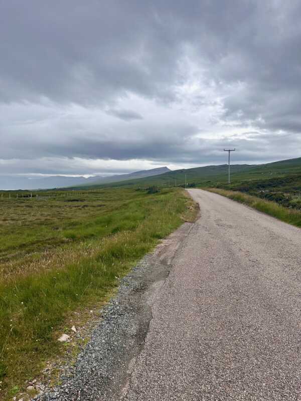 North Coast 500 - cycling along Loch Eriboll