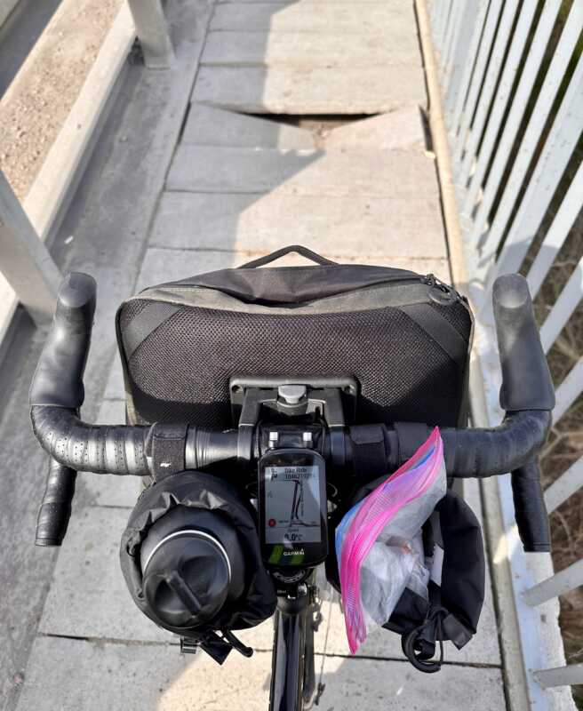 Eurovelo 5 - my Garmin and a desastrous bridge
